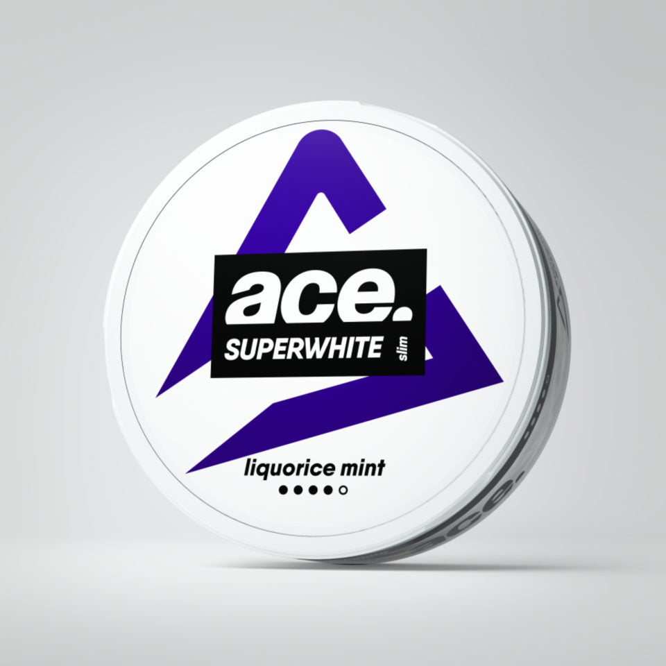 ACE. Superwhite "liquorice mint"